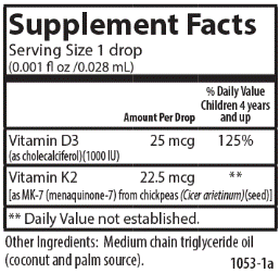 Carlson Kids Super Daily D3+K2