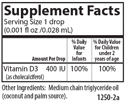 Carlson Super Daily D3 for Baby-400IU-365 drops