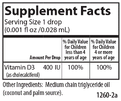 Carlson kids Super Daily D3-400 IU-365 drops