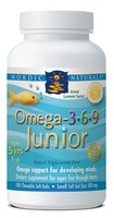 Nordic Naturals Omega 3-6-9 Junior - 180 softgels