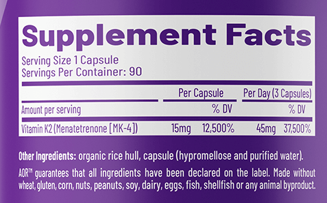 AOR-PEAK-K2-High-dose-menatetrenone-MK4-90-cap