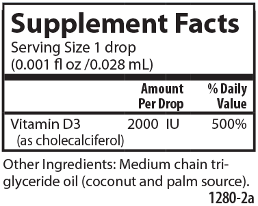 Carlson Super Daily D3 - 2000 IU Drops