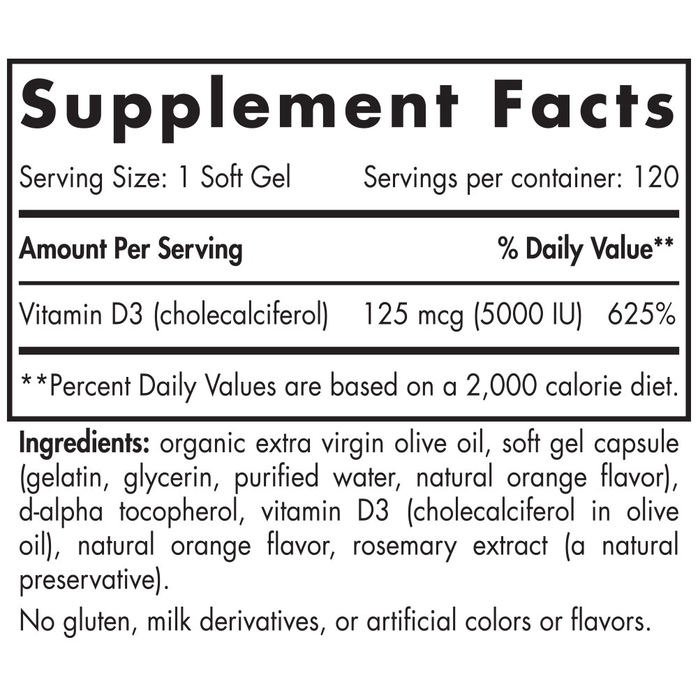 Nordic-Naturals-Vitamin-D3-5000IU-with-Organic-Extra-Virgin-Olive-Oil-Orange-120 softgels