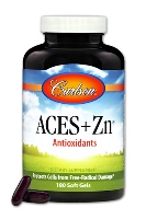 Carlson ACES + Zn - Vitamin A, C, E with Selenium + Zinc, 180 softgels