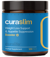 CuraSlim by CuraLife- Weight Loss Supplement and Natural Appetite Suppressant- 120 capsules