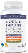 Nordic Naturals Nordic Immune Daily Defense with Vitamin C, D3 - Lemon- 90 softgels