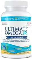 Nordic Naturals Ultimate Omega Junior- 90 softgels- Strawberry