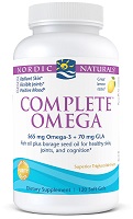 Nordic Naturals Complete Omega - 120 softgels