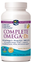 Nordic Naturals Complete Omega -D3 - 120 softgels