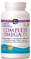 Nordic Naturals Complete Omega -D3 - 120 softgels