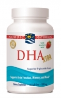 Nordic Naturals DHA Xtra -High potency DHA, 60 softgels-Strawberry
