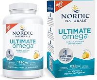 Nordic Naturals Ultimate Omega - Concentrated EPA DHA Pure Fish Oil - 120 softgels