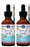 Baby's DHA - Pure Infant DHA by Nordic Naturals, 4 oz (Twin pack-2oz)