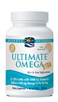 Nordic Naturals Ultimate Omega Xtra- Concentrated EPA, DHA with Vitamin D3-Lemon, 60 softgels