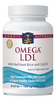 Nordic Naturals Omega LDL with red yeast rice and CoQ10 60 soft gels