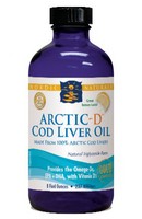 Nordic Naturals Arctic-D Cod Liver Oil Lemon - 8 fl oz