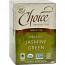 Choice Organic Teas Jasmine Green Tea - 16 Tea Bags - Case of 6
