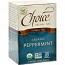 Choice Organic Teas Peppermint Herb Tea - 16 Tea Bags - Case of 6