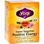 Yogi Positive Energy Herbal Tea Sweet Tangerine - 16 Tea Bags - Case of 6