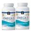 Nordic Naturals Omega-3 Pure Fish Oil -360 softgels (Twin pack of 180 sg)