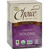 Choice Organic Teas Oolong Tea - 16 Tea Bags - Case of 6
