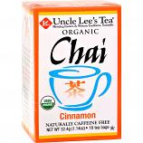 Uncle Lee's Organic Chai Cinnamon - 18 Tea Bags