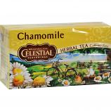 Celestial Seasonings Herbal Tea - Chamomile - Caffeine Free - Case of 6 - 20 Bags