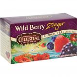 Celestial Seasonings Herb Tea Wild Berry Zinger - 20 Tea Bags - Case of 6