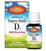 Carlson Super Daily D3 - 2000 I.U of Vitamin D3 per drop,10 ml