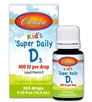 Carlson Kids Super Daily D3 Drops- 400 I.U of Vitamin D3, 365 drops