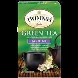 Twinings Tea - 100 Percent Organic - Green - with Jasmine - 20 Bags - Case of 6