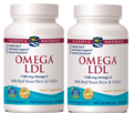 Nordic Naturals Omega LDL with red yeast rice and CoQ10 - 120 ct (60 softgels- twin pack)