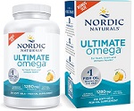 Nordic Naturals Ultimate Omega - Concentrated EPA DHA Pure Fish Oil - 180 softgels