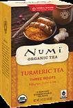 Numi Tea - Organic - Turmeric - Three Roots - 12 Bags - Case of 6